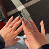 Bubble cz ring