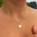 Custom Engraved CZ Rectangle Pendant – The Signet Charm | Little Moments Collection