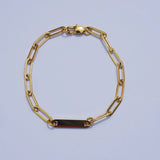 Paperclip ID bracelet