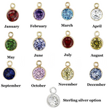 Birthstone charm listing