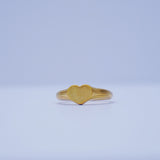 Engraved Heart ring